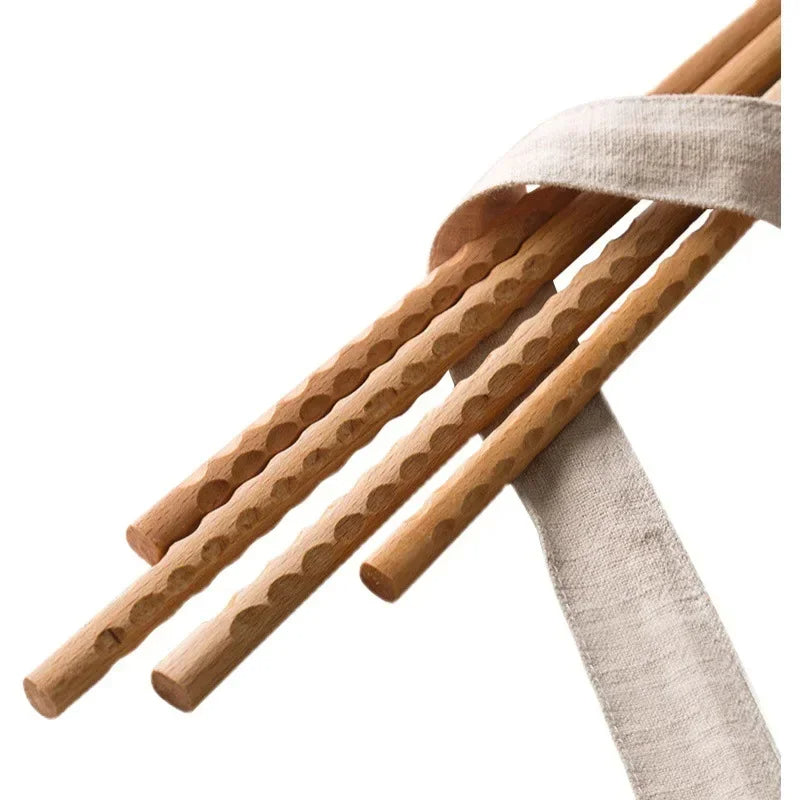 Cooking Chopsticks Wooden Long Chop Sticks Reusable Chopsticks Kitchen Chopstick for Noodles Frying Hotpot