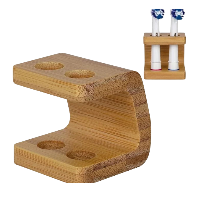 Toothbrush Head Holder, Freestanding Bamboo Storage Holder, Durable Bamboo Toothbrush Holders for Bathroom, Toothbrush Organiser Bathroom Accessories, Practical and Versatile (Copy)