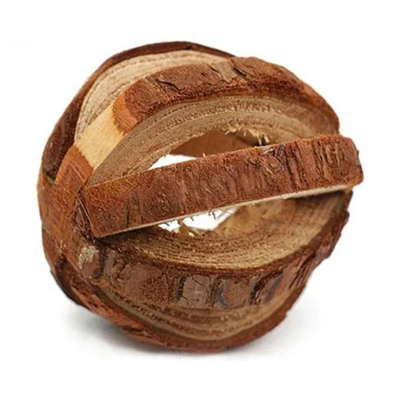 1pc Hamster Toys Rat Toys Chinchilla Toys Hamster Chew Toys Cage Accessories Apple Wood Sticks Ladder Bell Roller for Gerbil Guinea Pigs and Other Small Animal