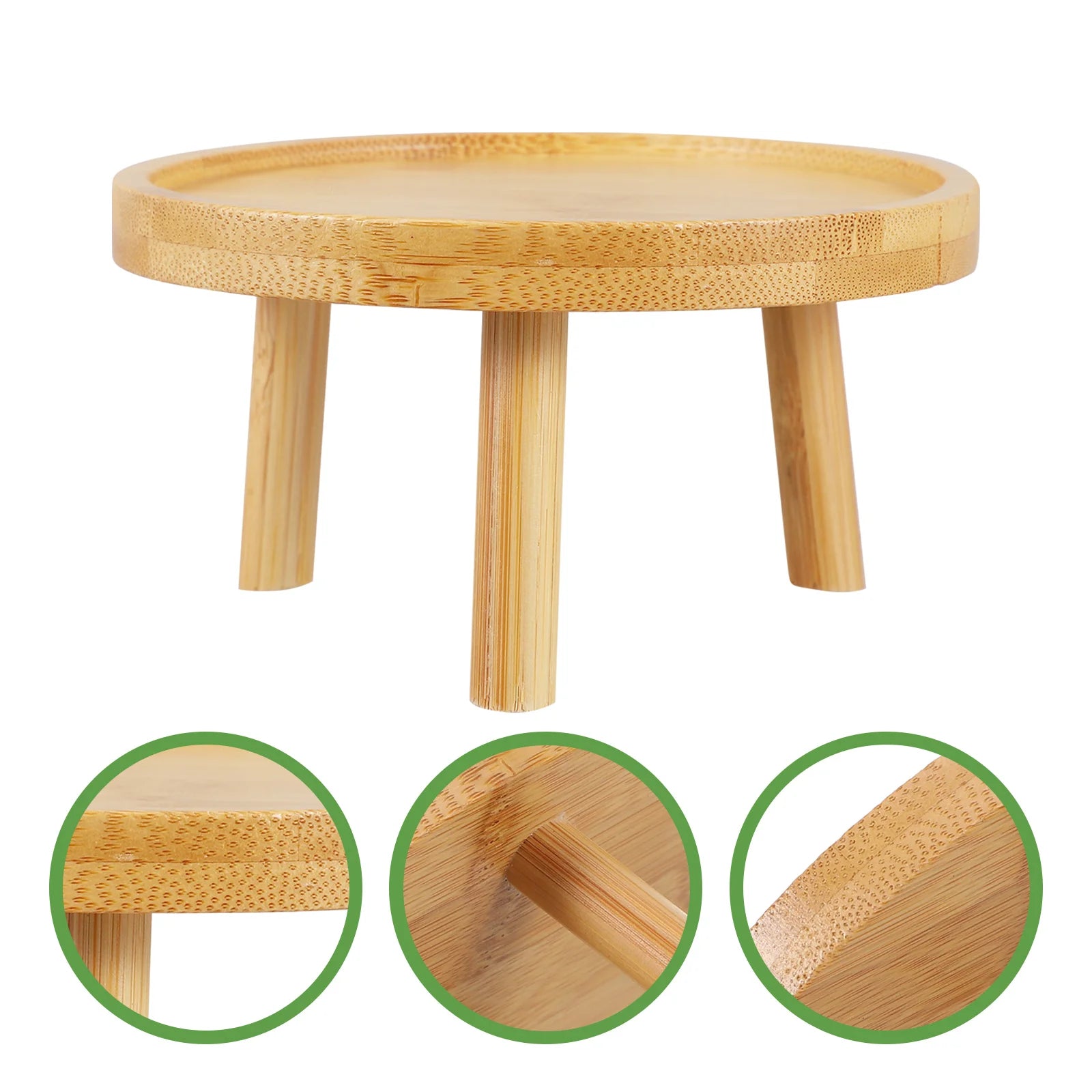Mini Wooden Stool Flower Display Stand, Potted Plant Shelf Succulents Bonsai Rack, Vintage Wood Grain Garden Plant Pot Riser Stand for Indoor Outdoor Office Dining Room Decor (Copy)