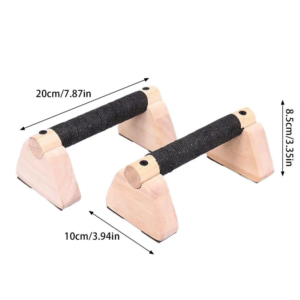 30cm Wooden Parallettes Push Up Bars, 2 PCS Wood Calisthenics Bars with Non-Slip Base, Pushup Handles for Floor Home Fitness, Workout Equipment for Men and Women Strength Training (Copy)