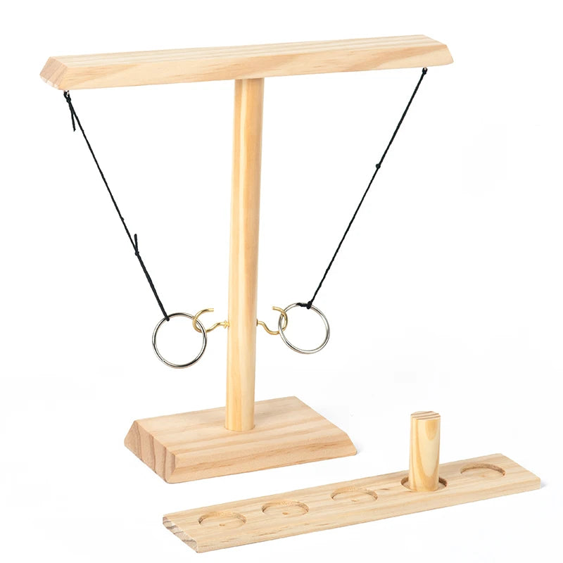 1pc Hook and Ring Game Handmade Wooden Toss Game for Kids and Adults,Yard Games,Toss Game for Bars,Home,Party
