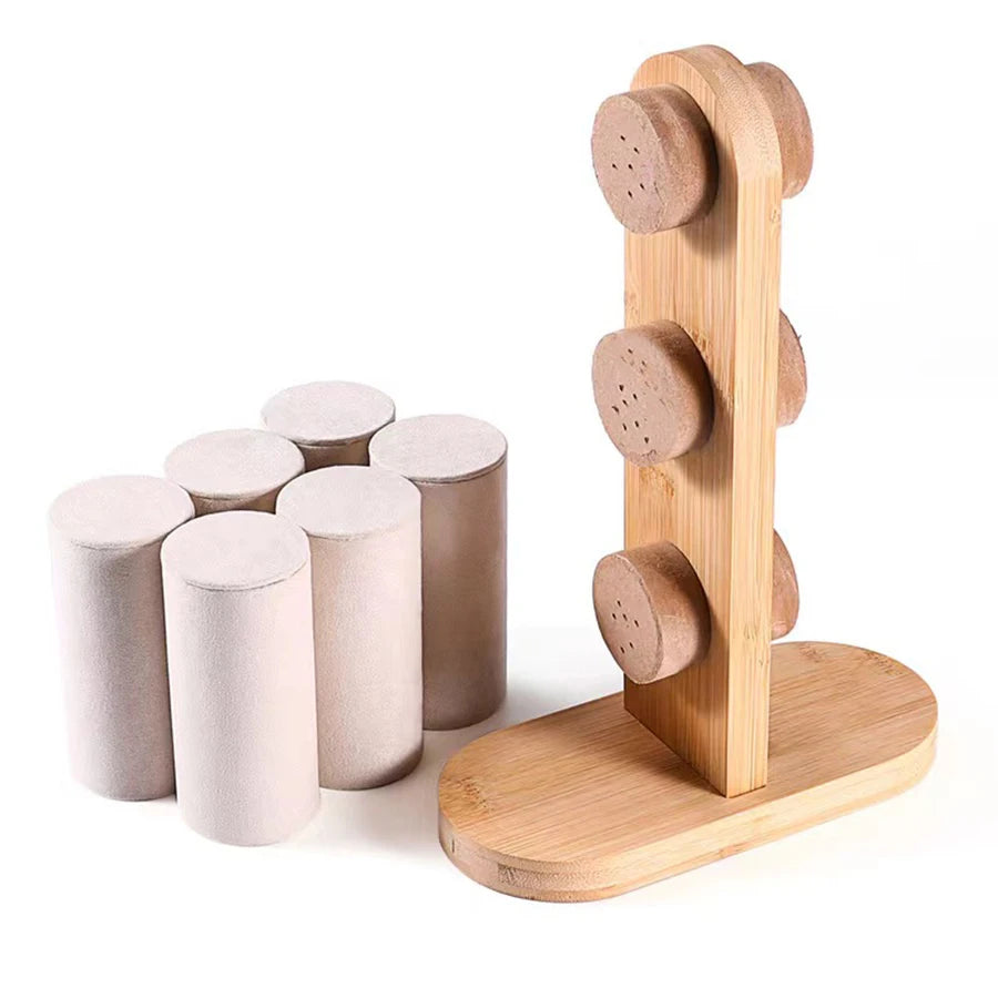 Two-layer/three-layer detachable bamboo bracelet rack home jewelry storage rack (Copy)