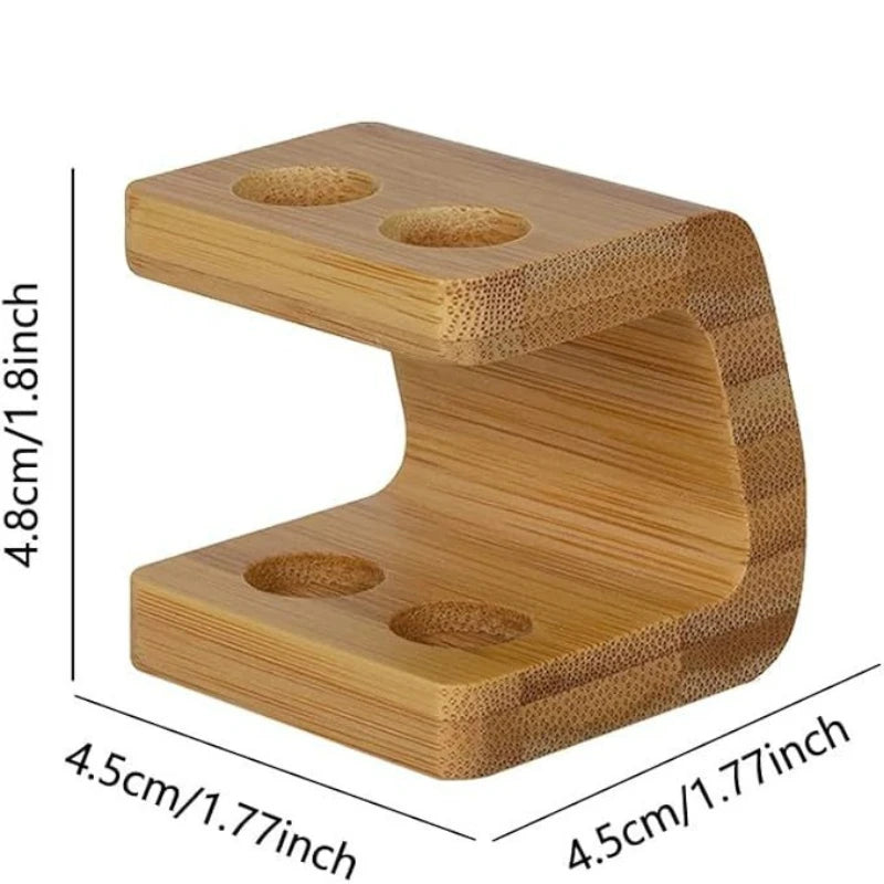 Toothbrush Head Holder, Freestanding Bamboo Storage Holder, Durable Bamboo Toothbrush Holders for Bathroom, Toothbrush Organiser Bathroom Accessories, Practical and Versatile (Copy)