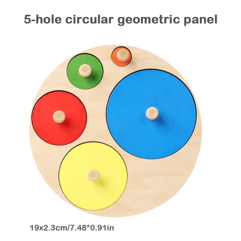 Toddler Wooden Preschool Learning Shape Peg Puzzle Board Toys (Copy)