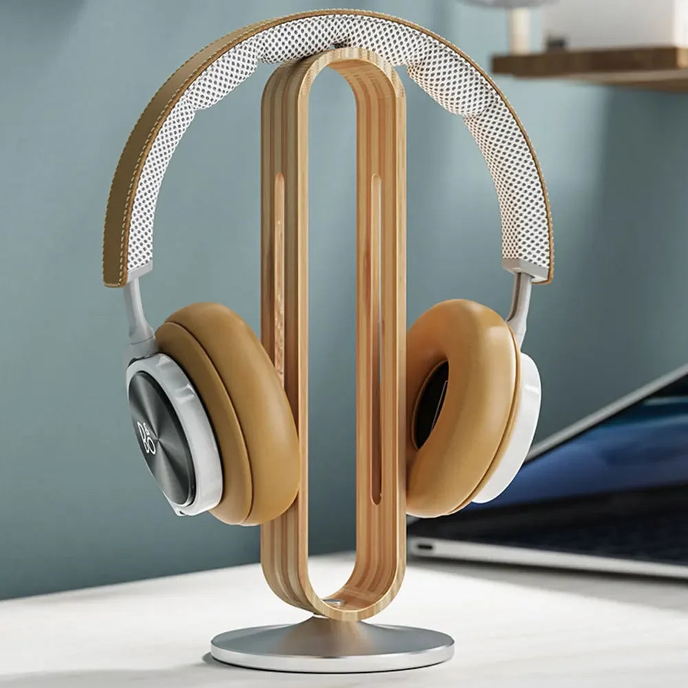Headphone Stand Wood, Headset Stand for Desk, Walnut Gaming Headphone Holder Compatible for Sennheiser, Bose, Beats, Razer, AKG, Airpod Max, HyperX, Sony PS4 et. (Copy)