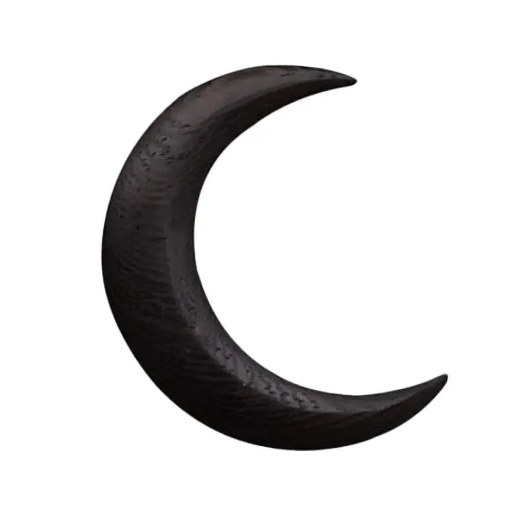 1PC Moon Hair Fork Hairpin for Women 5.12'' Moon Stick Hand Carved Clip Thin Hair Accessories Wooden Barrettes Lightweight Styling Tool