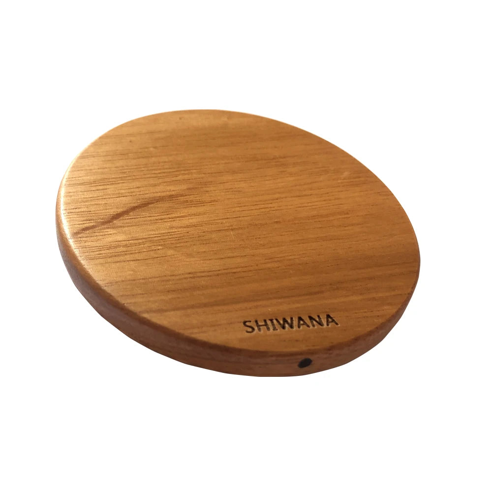 Wireless Charger Pad Bamboo Wood Cell Phone Wireless Chargers 10W Power Fast Charging Station with Charging Cable for Home Office (Copy)