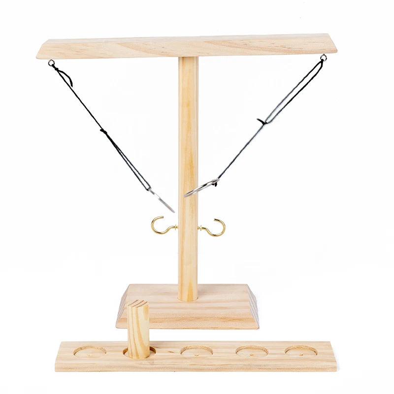 1pc Hook and Ring Game Handmade Wooden Toss Game for Kids and Adults,Yard Games,Toss Game for Bars,Home,Party