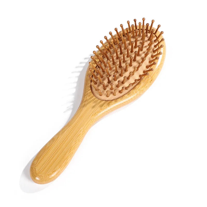 1PC Hair brush, Natural Bamboo Paddle Detangling Hairbrush, Massage Scalp Thick/Thin/Curly/Dry Hair For Women & Men (Copy)