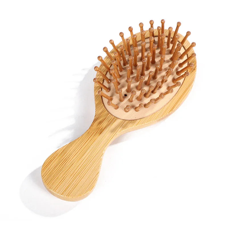 1PC Hair brush, Natural Bamboo Paddle Detangling Hairbrush, Massage Scalp Thick/Thin/Curly/Dry Hair For Women & Men (Copy)
