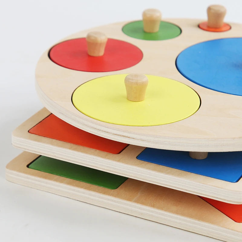 Toddler Wooden Preschool Learning Shape Peg Puzzle Board Toys (Copy)