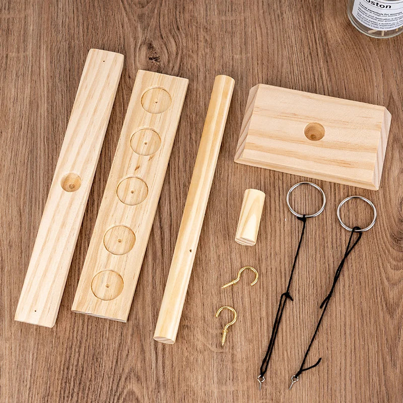 1pc Hook and Ring Game Handmade Wooden Toss Game for Kids and Adults,Yard Games,Toss Game for Bars,Home,Party