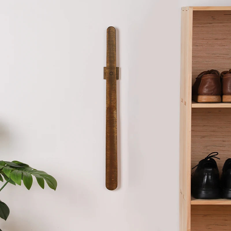 Long Handled Wooden Shoehorns 55cm Wooden Long Handle Shoe Horn for Seinors Men Boot Jack Shoe Helper