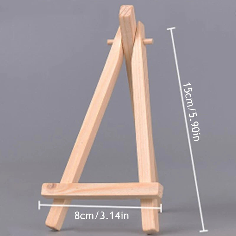 Set Of Three Small, Medium And Large Easel for Painting, Stand for Sign, Tabletop Easels for Painting Canvases, Small Art Easel Canvas Stand Photo Display Tripod Holder for Kids Adults