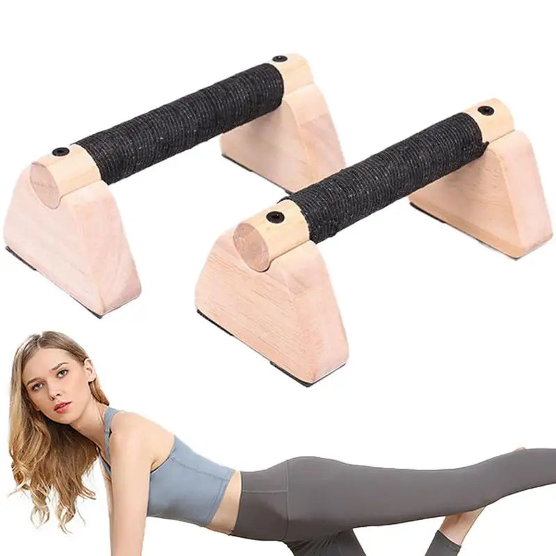 30cm Wooden Parallettes Push Up Bars, 2 PCS Wood Calisthenics Bars with Non-Slip Base, Pushup Handles for Floor Home Fitness, Workout Equipment for Men and Women Strength Training (Copy)