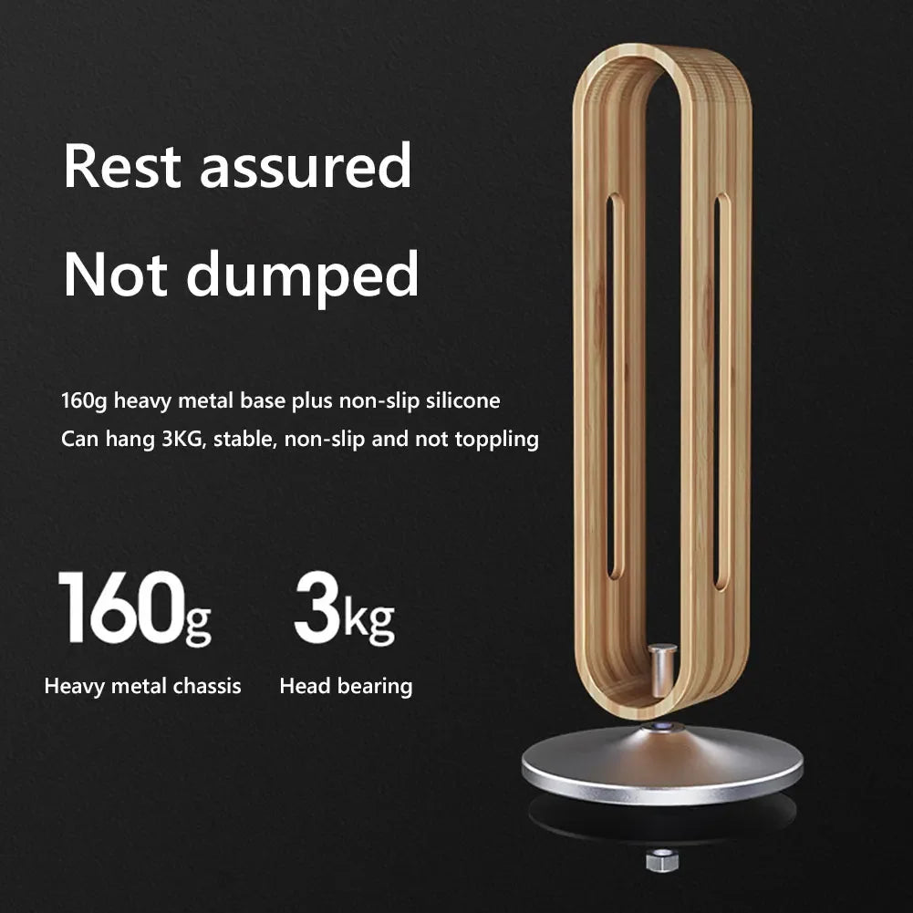 Headphone Stand Wood, Headset Stand for Desk, Walnut Gaming Headphone Holder Compatible for Sennheiser, Bose, Beats, Razer, AKG, Airpod Max, HyperX, Sony PS4 et. (Copy)