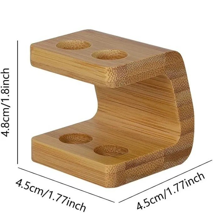Toothbrush Head Holder, Freestanding Bamboo Storage Holder, Durable Bamboo Toothbrush Holders for Bathroom, Toothbrush Organiser Bathroom Accessories, Practical and Versatile (Copy)