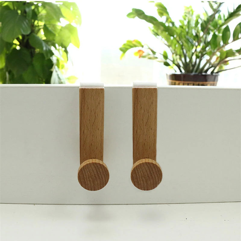 Over The Cabinets Hooks Coat Robe Towel Holder Door Hanger Hook for Kitchen Bathroom Cabinets Cupboards Rack Decor Drawer Cubicle